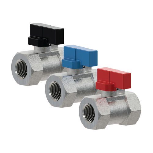 Robinet mini - HPS International - avec volant / femelle-femelle / 1/4"