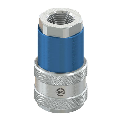 Raccord antipollution - HPS International - pour huile hydraulique / rapide / taraudé