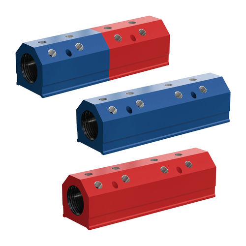 Collecteur d'eau - HPAC – 3/4 - HPS International - multivoie / en aluminium / hydraulique