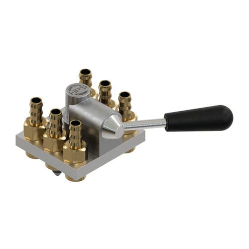 Multi-raccord hydraulique - 25 series - HPS International - rapide / pour l'eau / 6-raccords