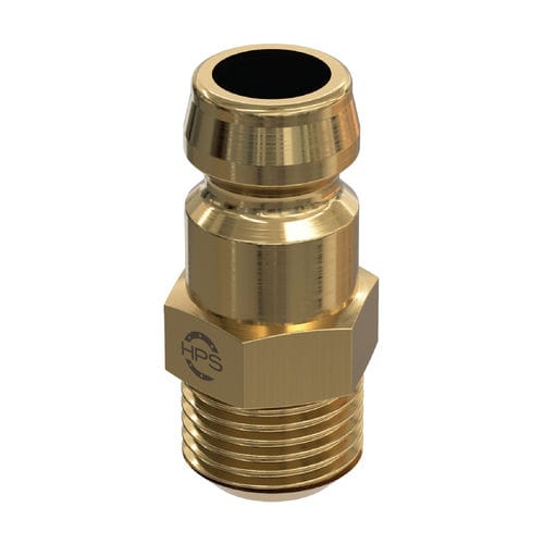 Raccord rapide - HPS International - hydraulique / fileté / en laiton