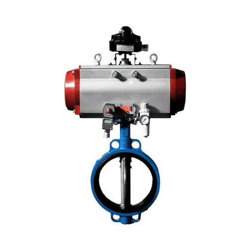 Vanne papillon - BV-C - Athena Engineering S.r.l. - à commande pneumatique / à actionneur électrique / électrohydraulique