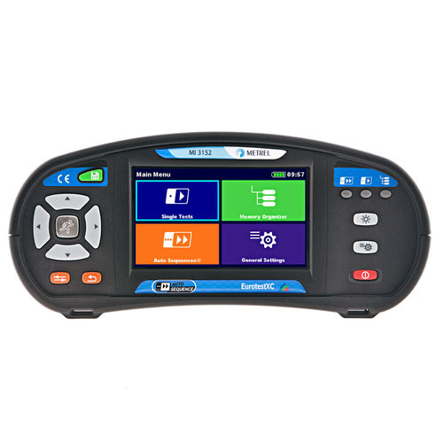 Testeur de tension - MI 3152 EurotestXC - METREL - de continuité / de résistance d'isolement / d'ordre de phases