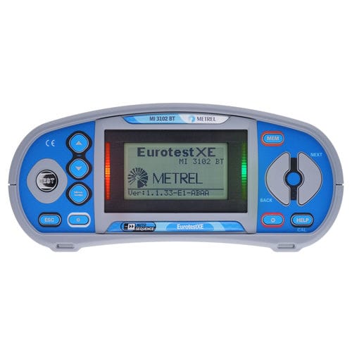 Testeur de tension - MI 3102 BT EurotestXE - METREL - de continuité / de résistance d'isolement / d'ordre de phases