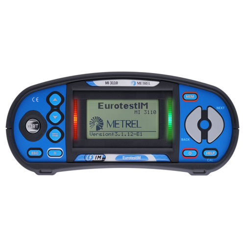 Testeur de tension - MI 3110 EurotestIM  - METREL - de courant de fuite / d'ordre de phases / d'impédance