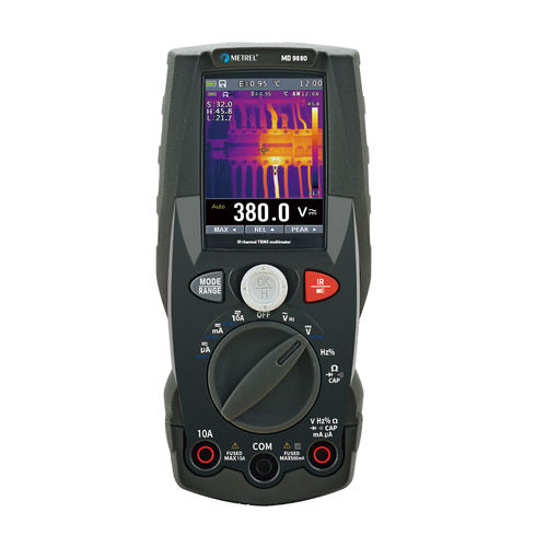 Multimètre numérique - MD 9880 - METREL - portable / avec thermomètre IR / avec mesure de courant de fuite