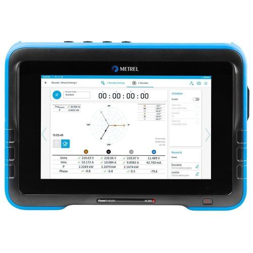 Appareil de mesure de puissance avec analyseur de qualité de puissance et d'harmoniques - MI 2992 - METREL - énergimètre / fréquencemètre / de puissance apparente