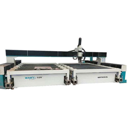 Machine de découpe au jet d'eau - WMT5030-EL - Shandong Wami CNC Technology Co., Ltd. - pour pierre / CNC / à chargement automatisé