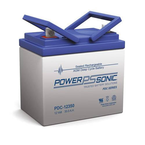 Batterie à décharge profonde - PDC-12350 - Power-Sonic - VRLA / rectangulaire / 12 V