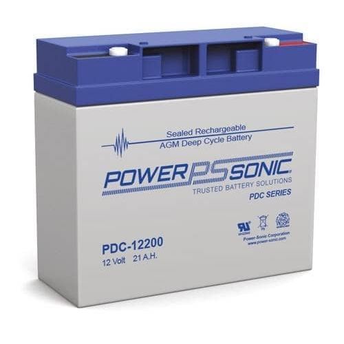 Batterie à décharge profonde - PDC-12200 - Power-Sonic - VRLA / rectangulaire / 12 V