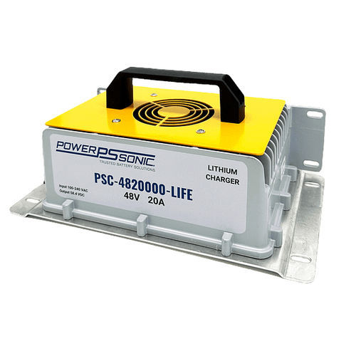 Chargeur de batterie portable - PSC-4820000-LIFE-US - Power-Sonic - LiFePO4 / IP65
