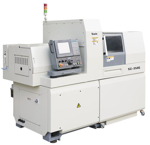 Décolleteuse CNC - SZ-256E - Shenzhen Sowin Precision Machine Tool Co., Ltd - 6 axes / universelle / à deux broches