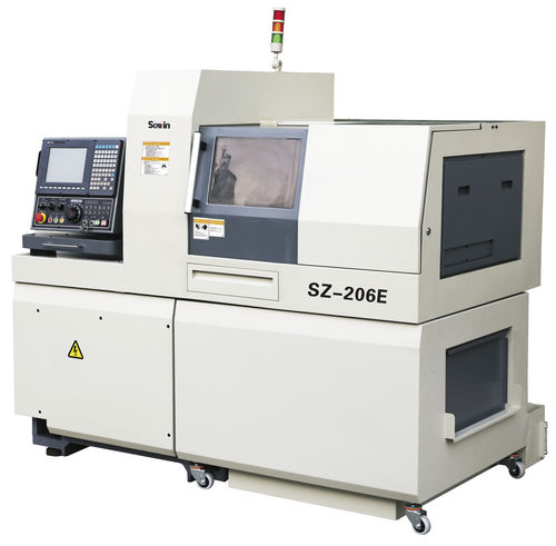 Décolleteuse CNC - SZ-206E - Shenzhen Sowin Precision Machine Tool Co., Ltd - 6 axes / universelle / à deux broches