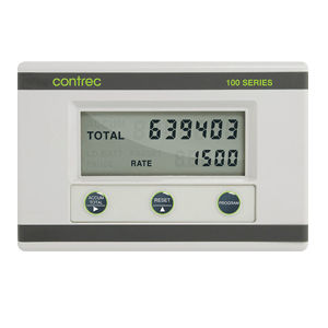 Compteur totalisateur d'impulsions - 103D - Contrec Ltd - numérique / mécanique / 4-20 mA