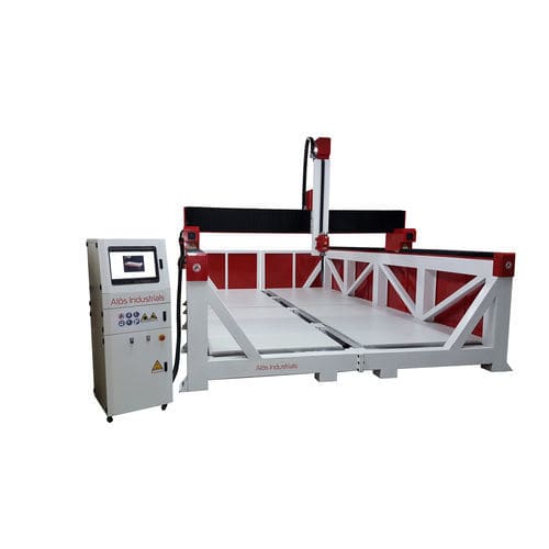 Fraiseuse CNC 3 axes - B130F - Alòs Industrials - verticale / pour polystyrène expansé / à portique mobile