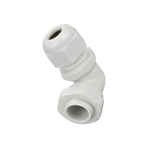 Presse-étoupe en nylon - M16-32 - ZHEJIANG DERXIN CONNECTOR CO.,LTD - à angle droit