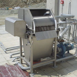 Système de filtration à tambour - Ing.A.Rossi - pour eau / en acier inoxydable