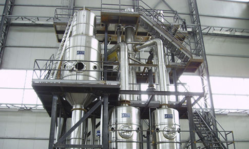Évaporateur à film tombant - Ing.A.Rossi - à circulation forcée / de process / pour l'industrie agroalimentaire