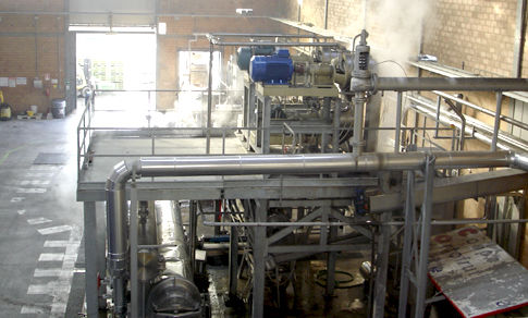Système de désactivation enzymatique pour fruits - Ing.A.Rossi - pour légumes / à extractction à froid