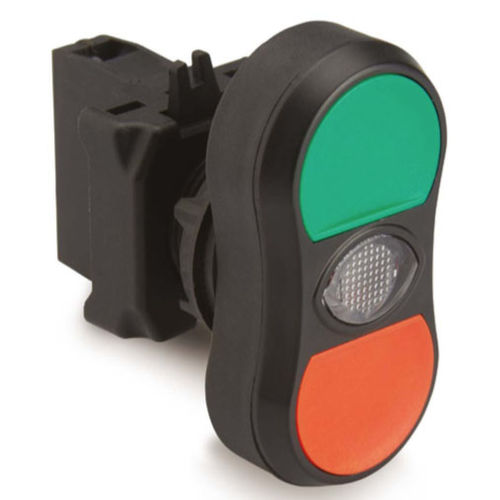 Bouton poussoir IP65 - BxA0x series - EMS Electro Mecanicals Systems - monté sur panneau / avec voyant lumineux / à LED