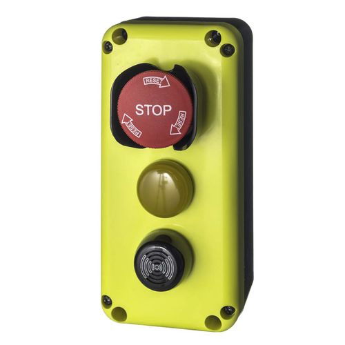 Interrupteur bipolaire - EMS Electro Mecanicals Systems - à LED / avec buzzer / d'arrêt d'urgence