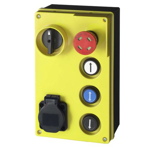 Boîte à boutons à 5 boutons - EMS Electro Mecanicals Systems - IP65 / d'arrêt d'urgence / push-pull