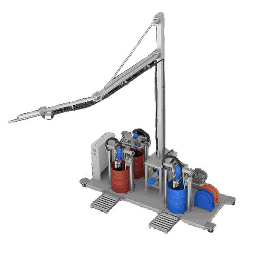 Doseur-mélangeur de colle - Twin Engineers Pvt. Ltd. - pour produits pâteux / pour la production de pales d'éoliennes / haute précision