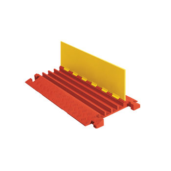 Protection de câbles pour véhicule lourd - CP4X125  - Linebacker Safety - fixation au sol / en polyuréthane
