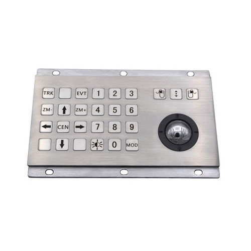 Clavier encastrable - D-8316 - ShenZhen DAVO Electronics Co., Ltd - à touches mécaniques / avec trackball / industriel