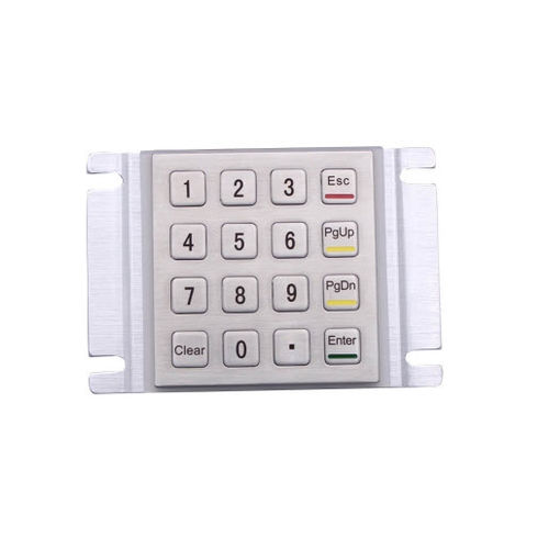 Clavier numérique 16 touches - D-8203K - ShenZhen DAVO Electronics Co., Ltd - encastrable / en inox / USB