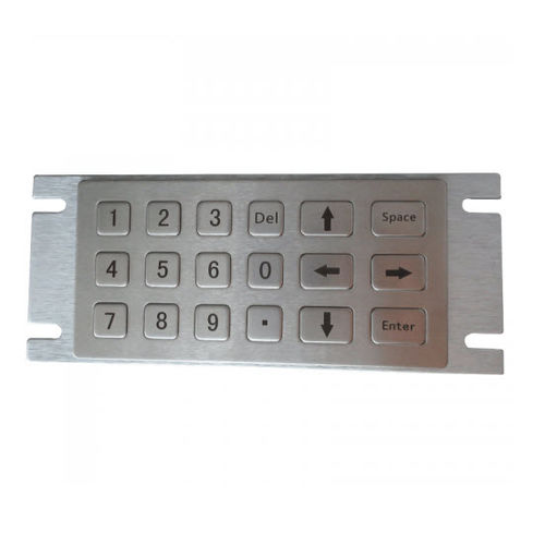 Clavier numérique 18-touches - D-8206 - ShenZhen DAVO Electronics Co., Ltd - encastrable / en inox / en alliage