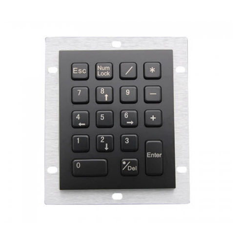 Clavier numérique 18-touches - D-8212B - ShenZhen DAVO Electronics Co., Ltd - encastrable / en métal / en inox