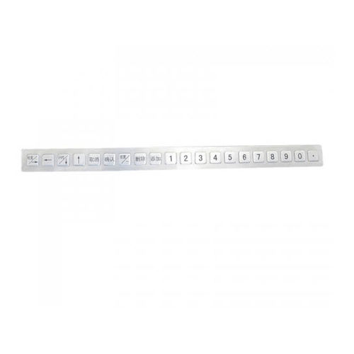 Clavier numérique 20 touches - D-8511 - ShenZhen DAVO Electronics Co., Ltd - avec touche Fn / encastrable / en inox