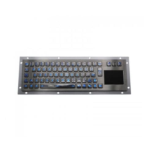 Clavier encastrable - D-8635T-BG - ShenZhen DAVO Electronics Co., Ltd - à touches mécaniques / 65 touches / avec pavé tactile