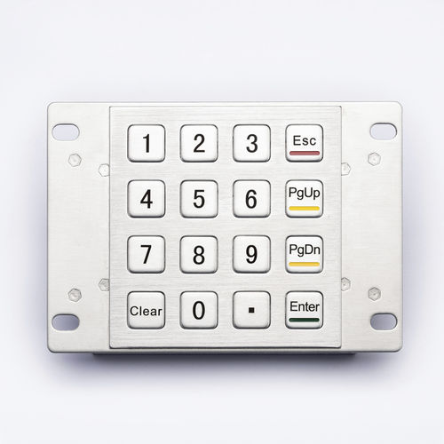 Clavier numérique 16 touches - D-8203 - ShenZhen DAVO Electronics Co., Ltd - encastrable / en métal / en inox