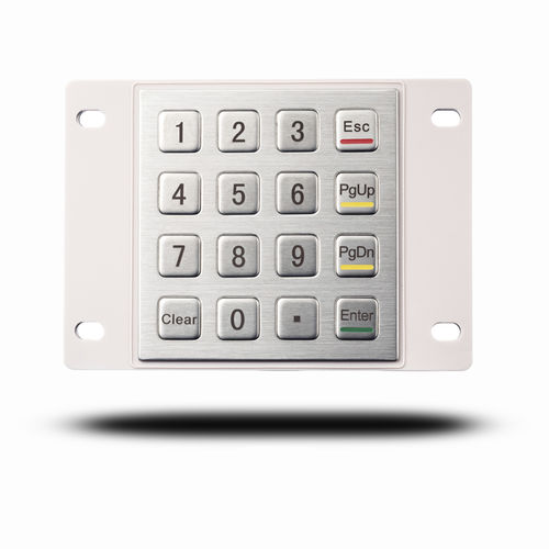 Clavier numérique 16 touches - D-8203B - ShenZhen DAVO Electronics Co., Ltd - encastrable / en métal / en inox