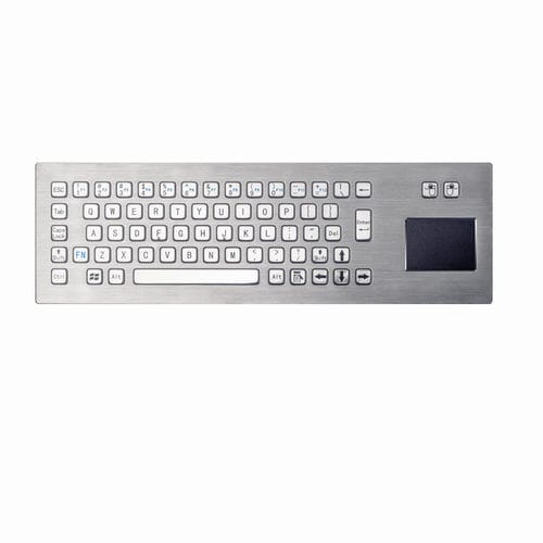 Clavier en acier inoxydable brossé - D-8608 - ShenZhen DAVO Electronics Co., Ltd - encastrable / à touches mécaniques / 65 touches