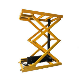 Table élévatrice à ciseaux - Jinan Gradin Machinery Co., Ltd. - mécanique / stationnaire / à chaîne rigide