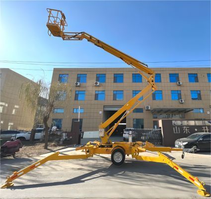 Nacelle télescopique tractable - G-GBT-20 - Jinan Gradin Machinery Co., Ltd. - hybride / essence / électrique