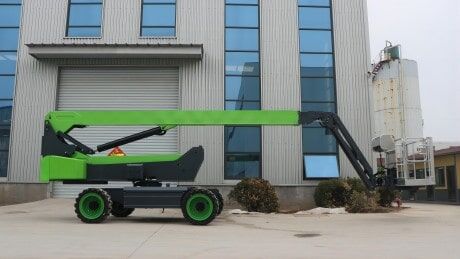 Nacelle télescopique électrique - G-J26Li - Jinan Gradin Machinery Co., Ltd. - à roues