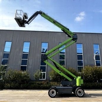 Nacelle articulée électrique - G-V18 - Jinan Gradin Machinery Co., Ltd. - à roues / pour chantier / compacte