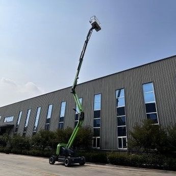 Nacelle articulée électrique - G-V16 - Jinan Gradin Machinery Co., Ltd. - à roues / pour chantier / compacte