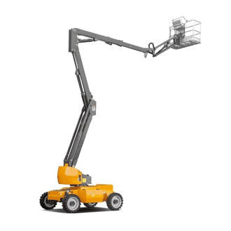 Nacelle articulée diesel - G-RZ16 - Jinan Gradin Machinery Co., Ltd. - à roues / d'extérieur / pour chantier