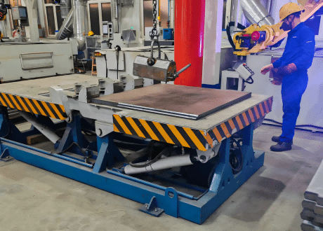 Inclineur 180° - FZPT series - Jinan Gradin Machinery Co., Ltd. - hydraulique / en métal / industriel