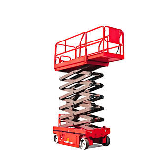 Nacelle élévatrice à ciseaux automotrice - G-QZX-10 - Jinan Gradin Machinery Co., Ltd. - électrique / pour l'intérieur / d'extérieur