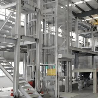 Monte charge hydraulique - SJD1.0-7.5 - Jinan Gradin Machinery Co., Ltd. - pour l'industrie agroalimentaire / pour l'industrie pharmaceutique / pour palettes