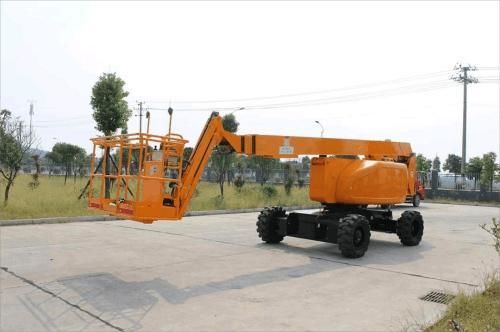Nacelle articulée à roues - G-RZ26 - Jinan Gradin Machinery Co., Ltd. - automotrice / diesel / pour ambiance agressive