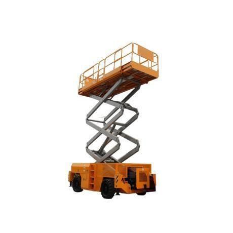 Nacelle élévatrice à ciseaux automotrice - G-GTJZ16RT - Jinan Gradin Machinery Co., Ltd. - diesel / pour usage intérieur et extérieur / pour chantier