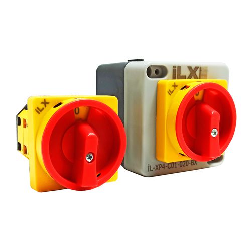 Interrupteur à cames - ILX-XL/P4-G04-010-BX - İLX MÜHENDİSLİK OTOM. IML. ITH. IHR. SAN. ve TIC. LTD. STI  - 6 pôles / monté sur panneaux / on/off
