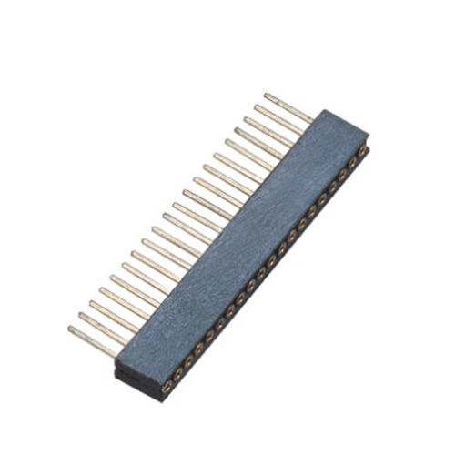 Barrette de contact femelle - L488XX-0XXXX - Dongguan Lianda Precision Products Co. Ltd - à une rangée / droite / usinée